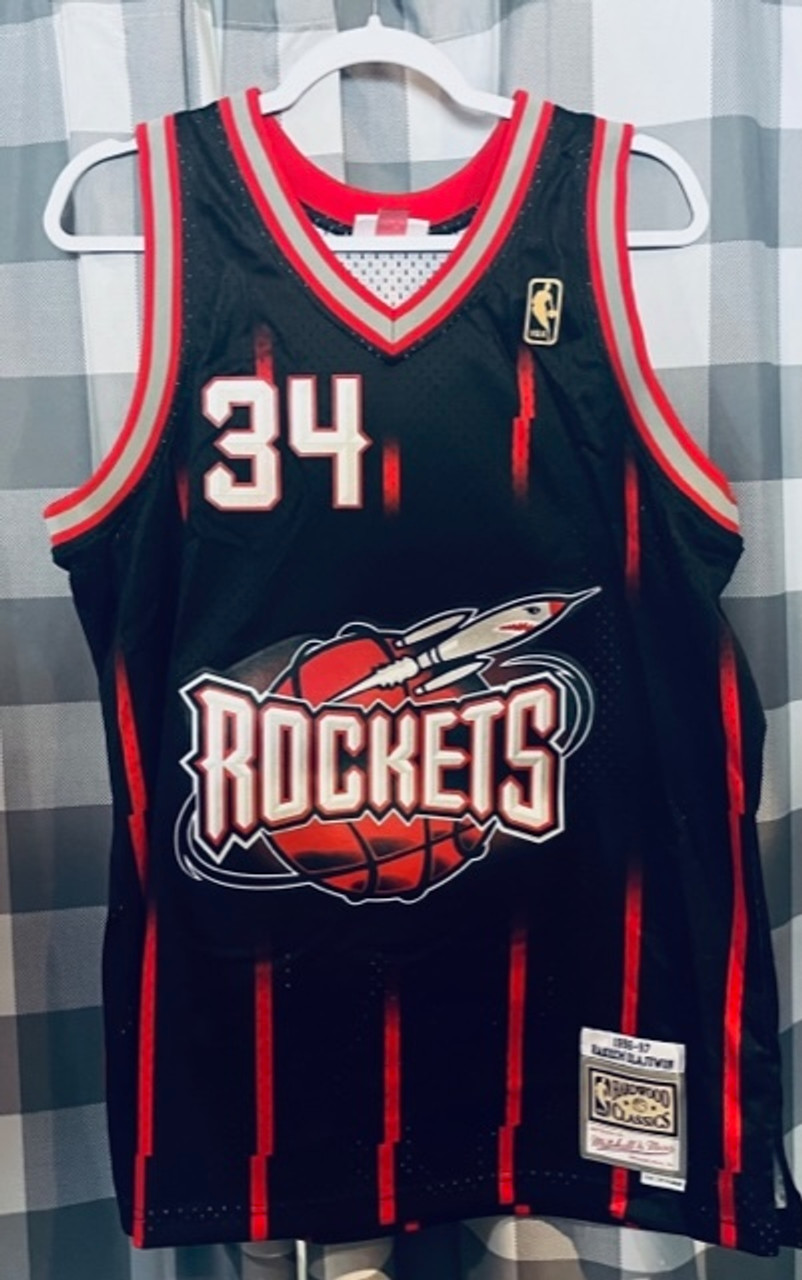 Source Hakeem Olajuwon Houston Throwback Jerseys #34 Classics