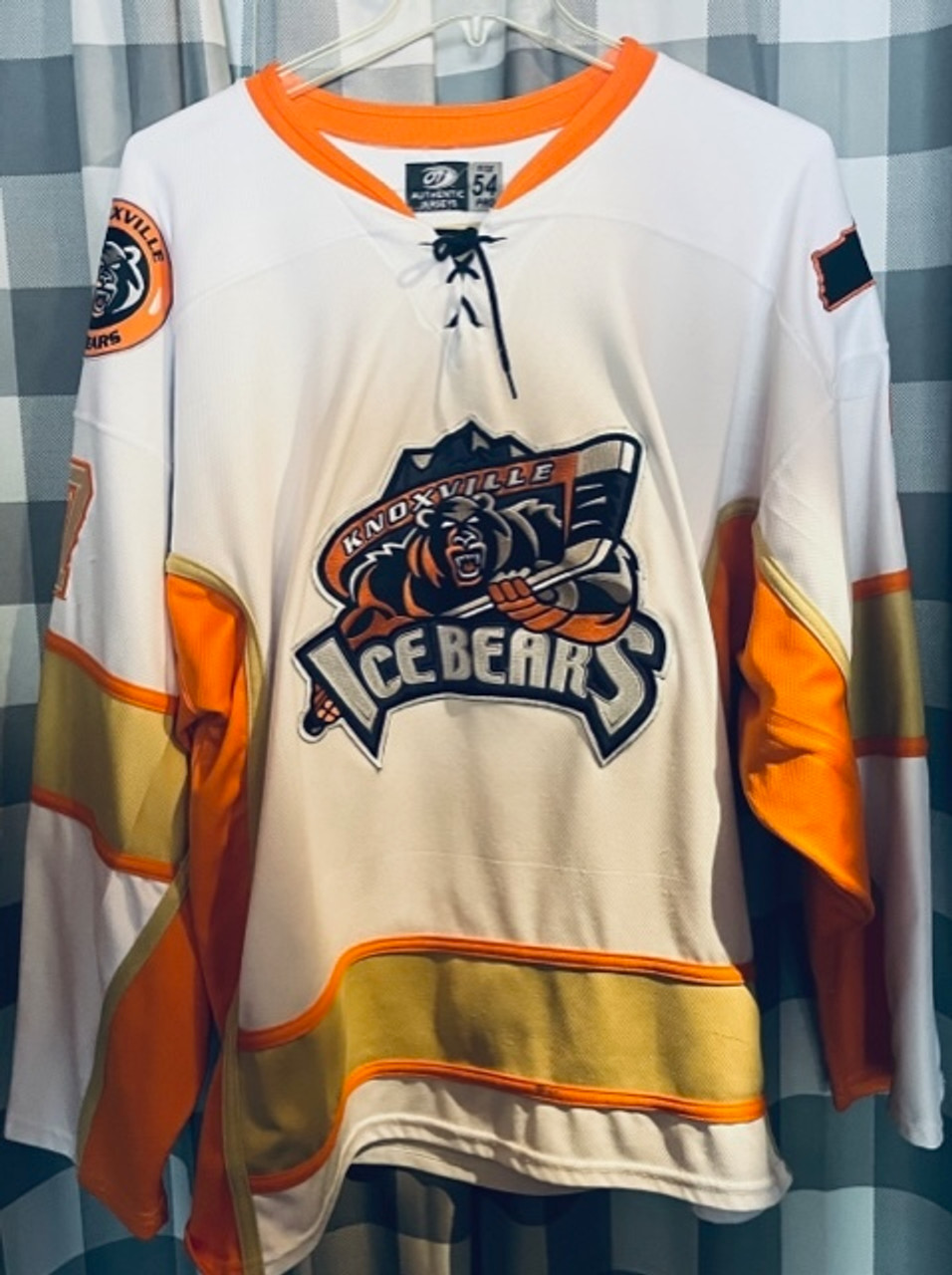 Knoxville Ice Bears SPHL OT Sports Game Worn Hockey Jersey