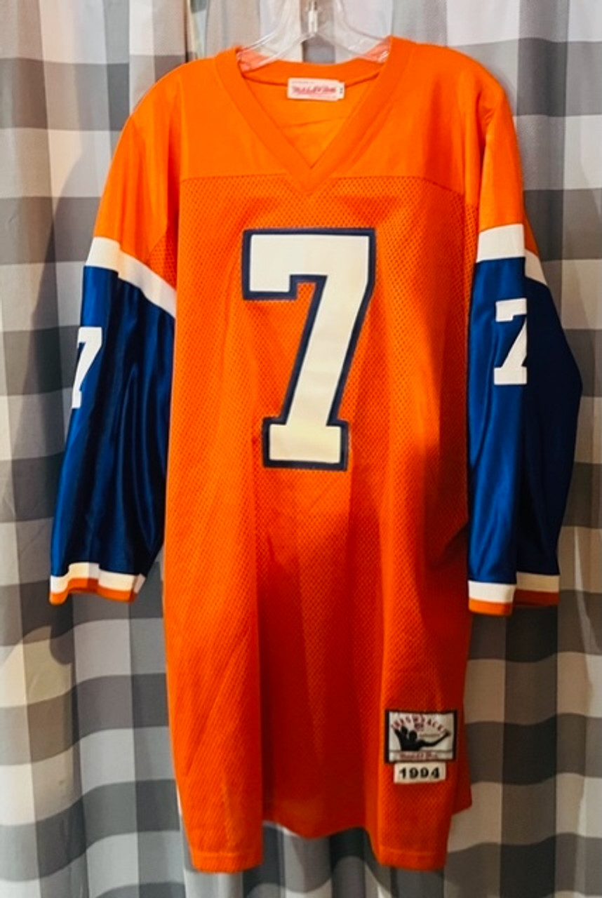 Nike Denver Broncos No7 John Elway Orange Women's Stitched NFL Limited Rush Jersey