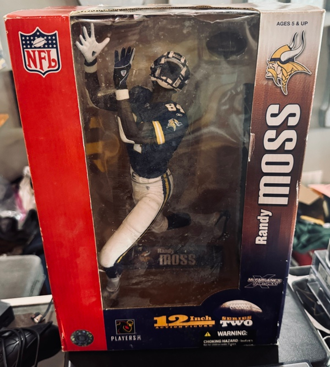 Minnesota Vikings NFL Randy Moss McFarlane 12 inch Figure