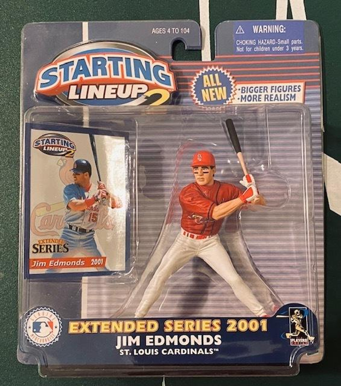 Edmonds Cardinals MLB 2001 Starting Lineup 2