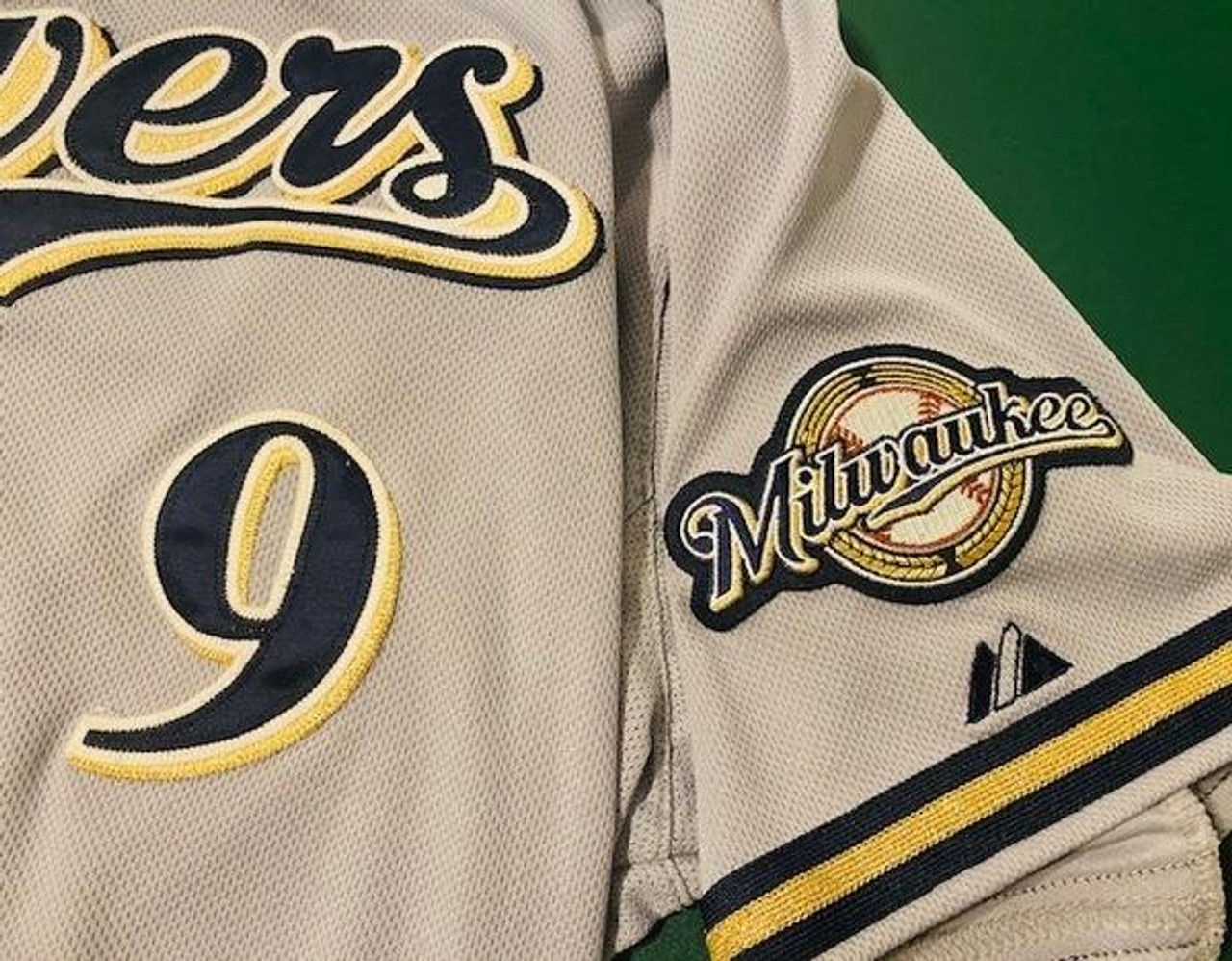 Milwaukee Brewers Authentic Cerveceros Jersey Worn By Team Mascot