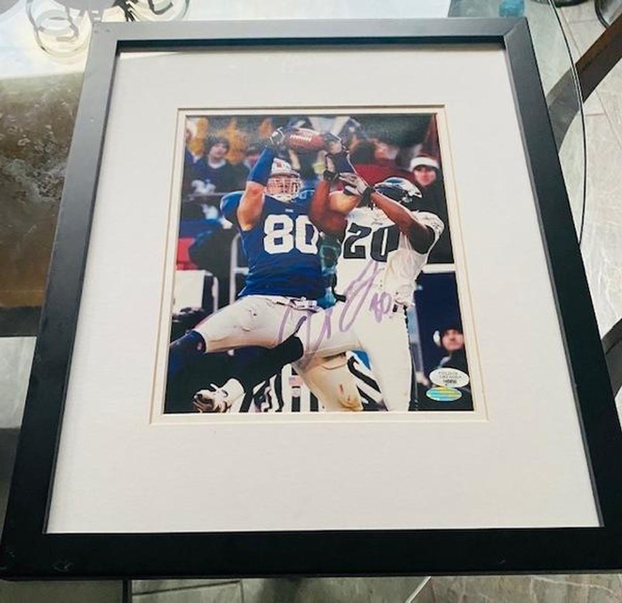 New York Giants Rodney Hampton Signed Autographed 8x10 Photo