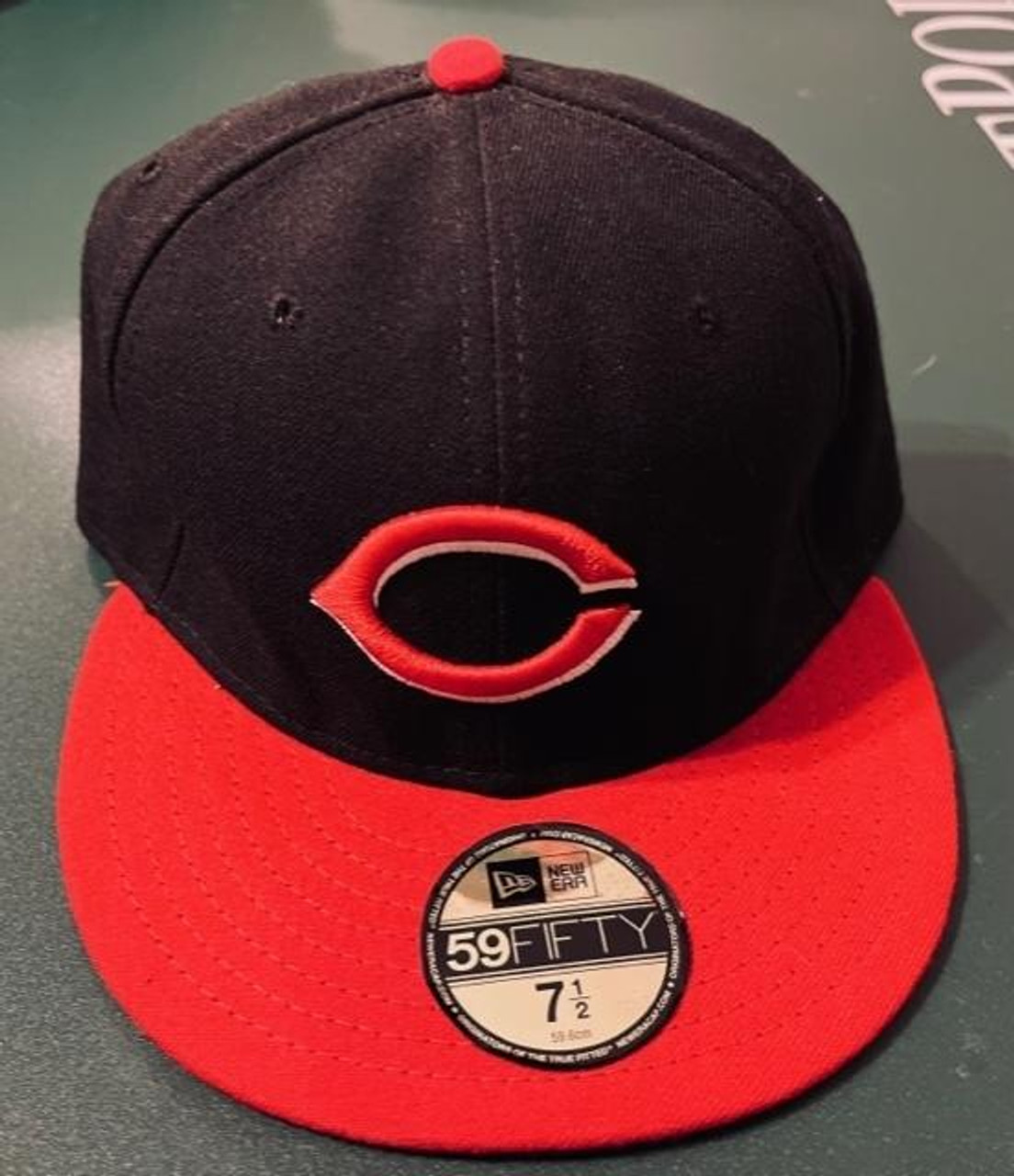 Chicago Cubs New Era Jersey 59FIFTY Fitted Hat - Black