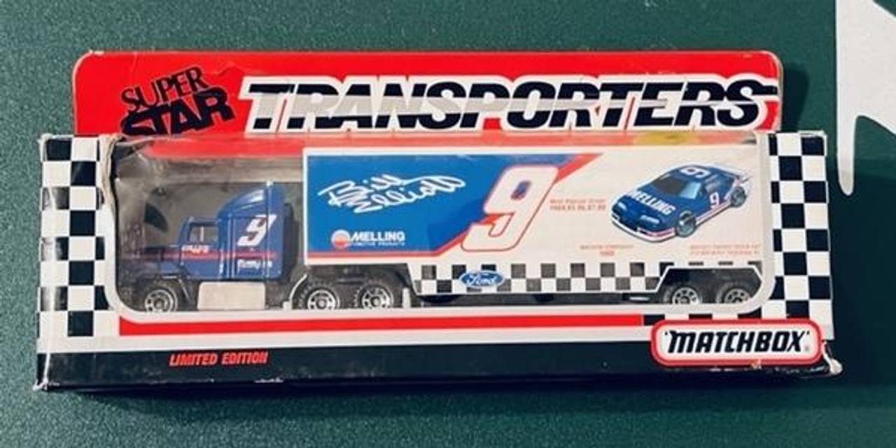 Bill Elliott #9 NASCAR Super Stars Transporters Die-Cast