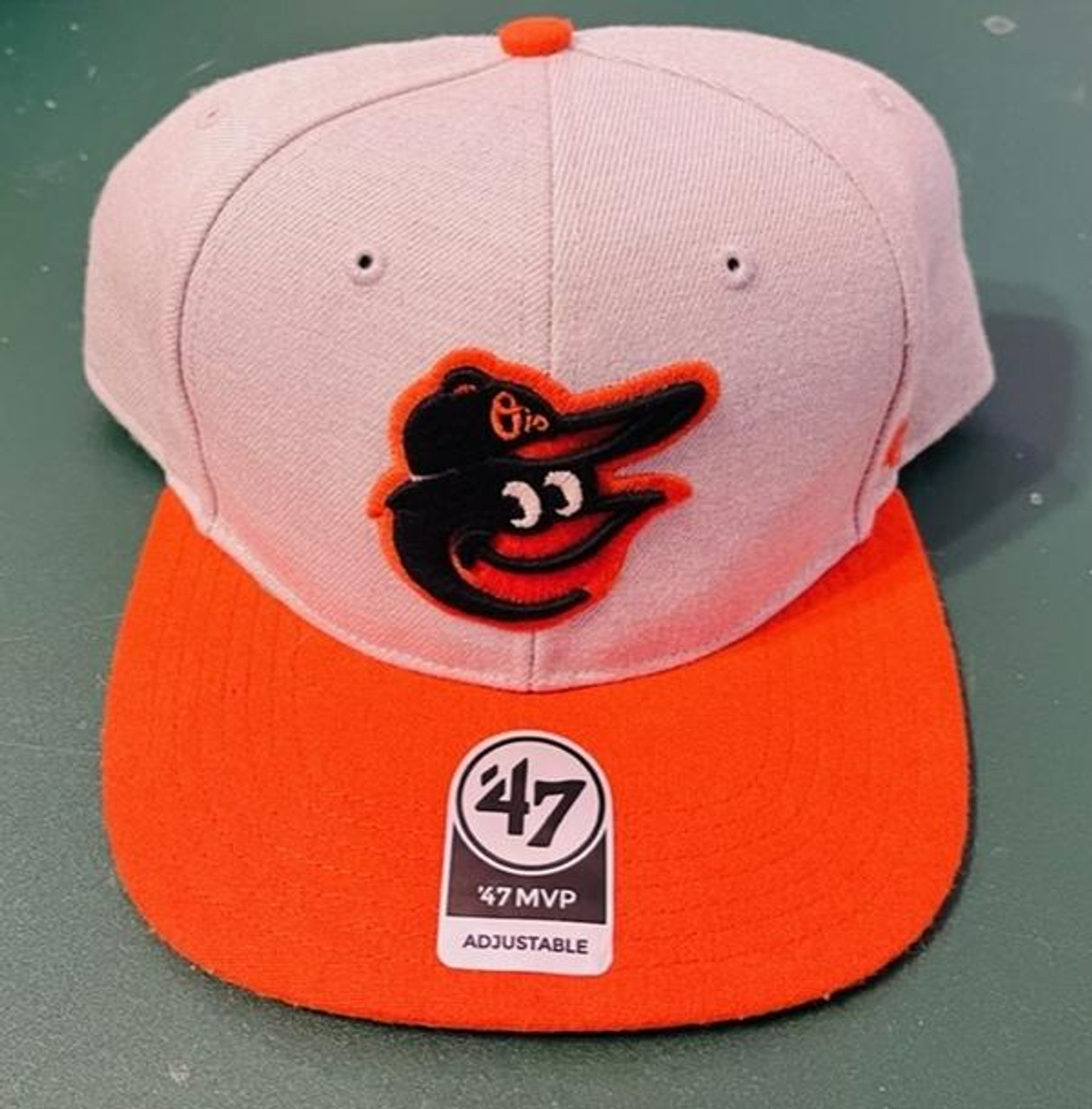 Baltimore Orioles - White MVP Adjustable Hat, 47 Brand