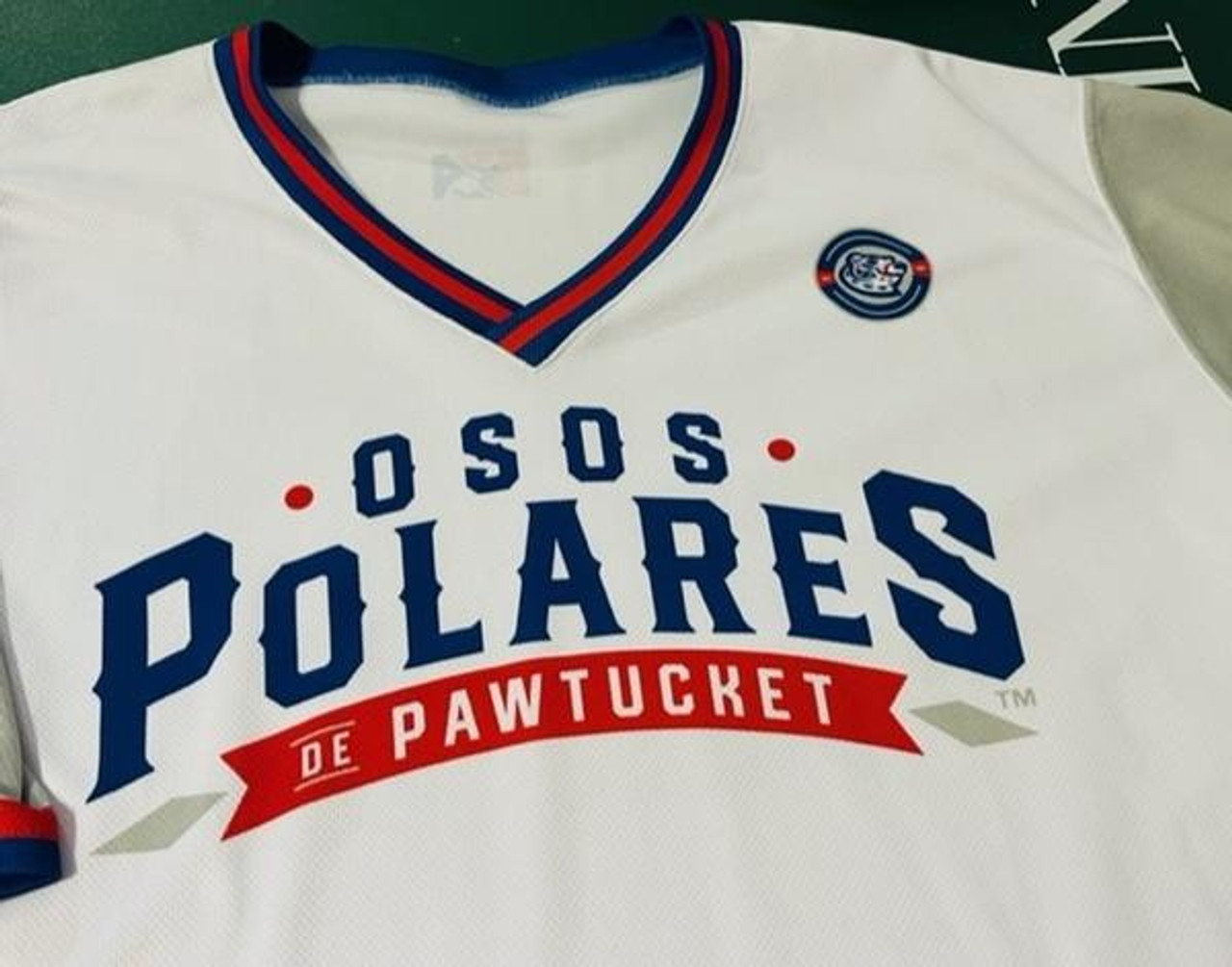 Pawtucket Red Sox MilB Copa Game Worn Osos Polares Name Number Team Jersey