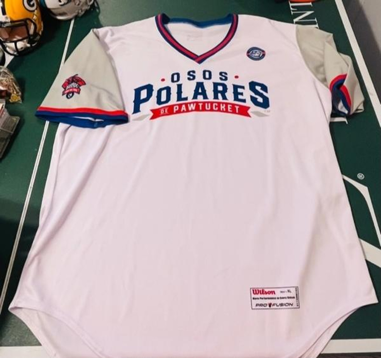 Pawtucket Red Sox MilB Copa Game Worn Osos Polares Jersey