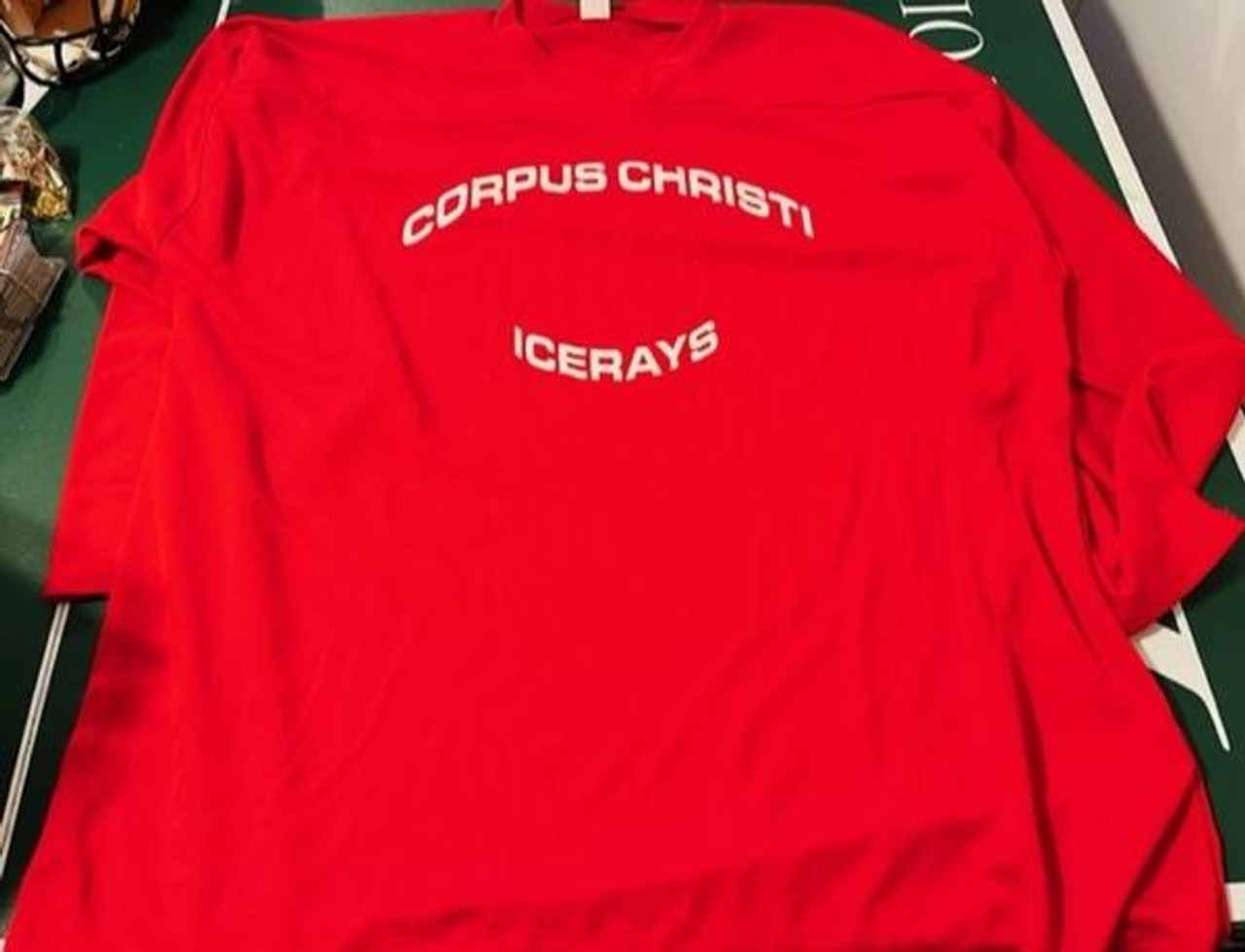 Corpus Christi IceRays NAHL Authentic Red Practice Jersey