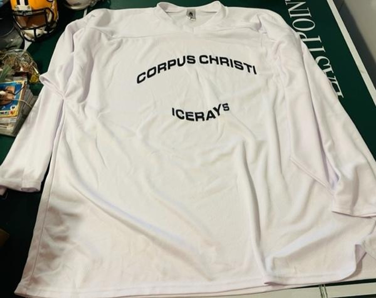 Corpus Christi IceRays NAHL Authentic White Practice Jersey