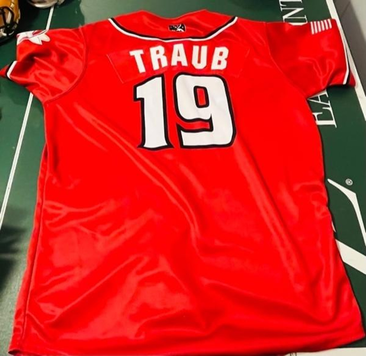 Albuquerque Isotopes Bat Boy #BB Game Used Red Jersey 2XL DP12388