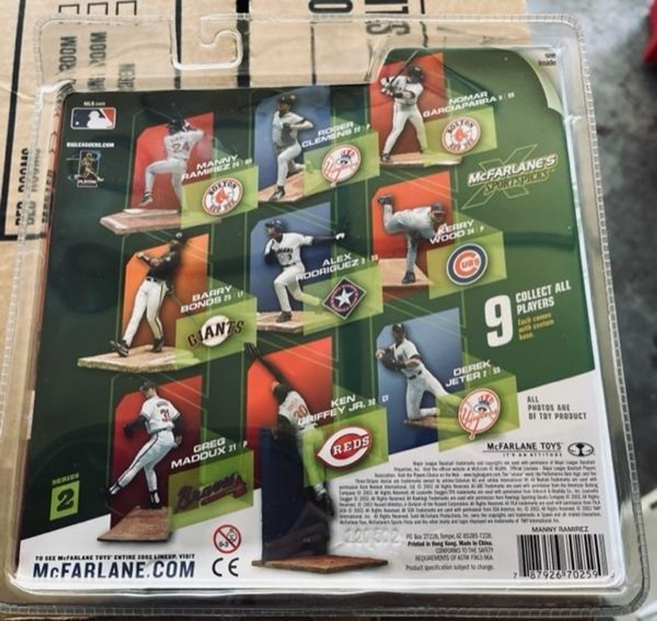 McFarlane Toys MLB Boston Red Sox Sports Picks Baseball Series 2 Manny  Ramirez Action Figure Gray Jersey, Damaged Package - ToyWiz