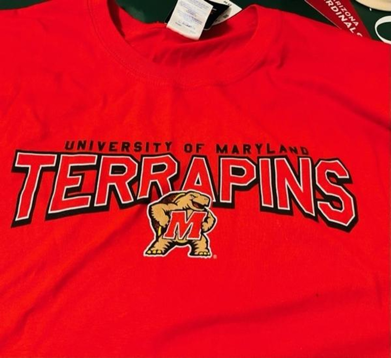 Maryland Terrapins NCAA Team Name and Logo T-shirt Adult XL