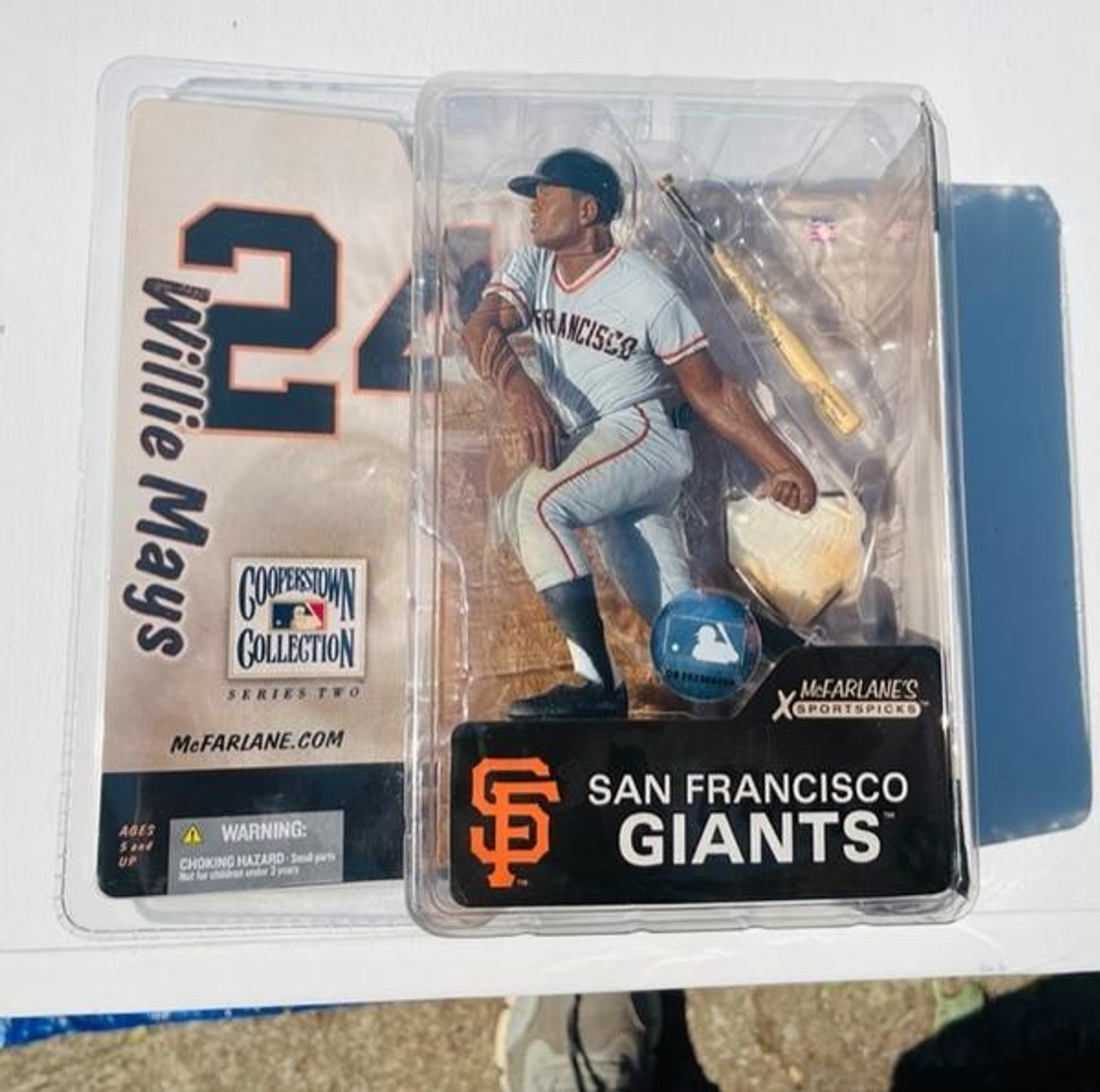 Willie Mays San Francisco Giants McFarlane MLB Series 2 Cooperstown Figure