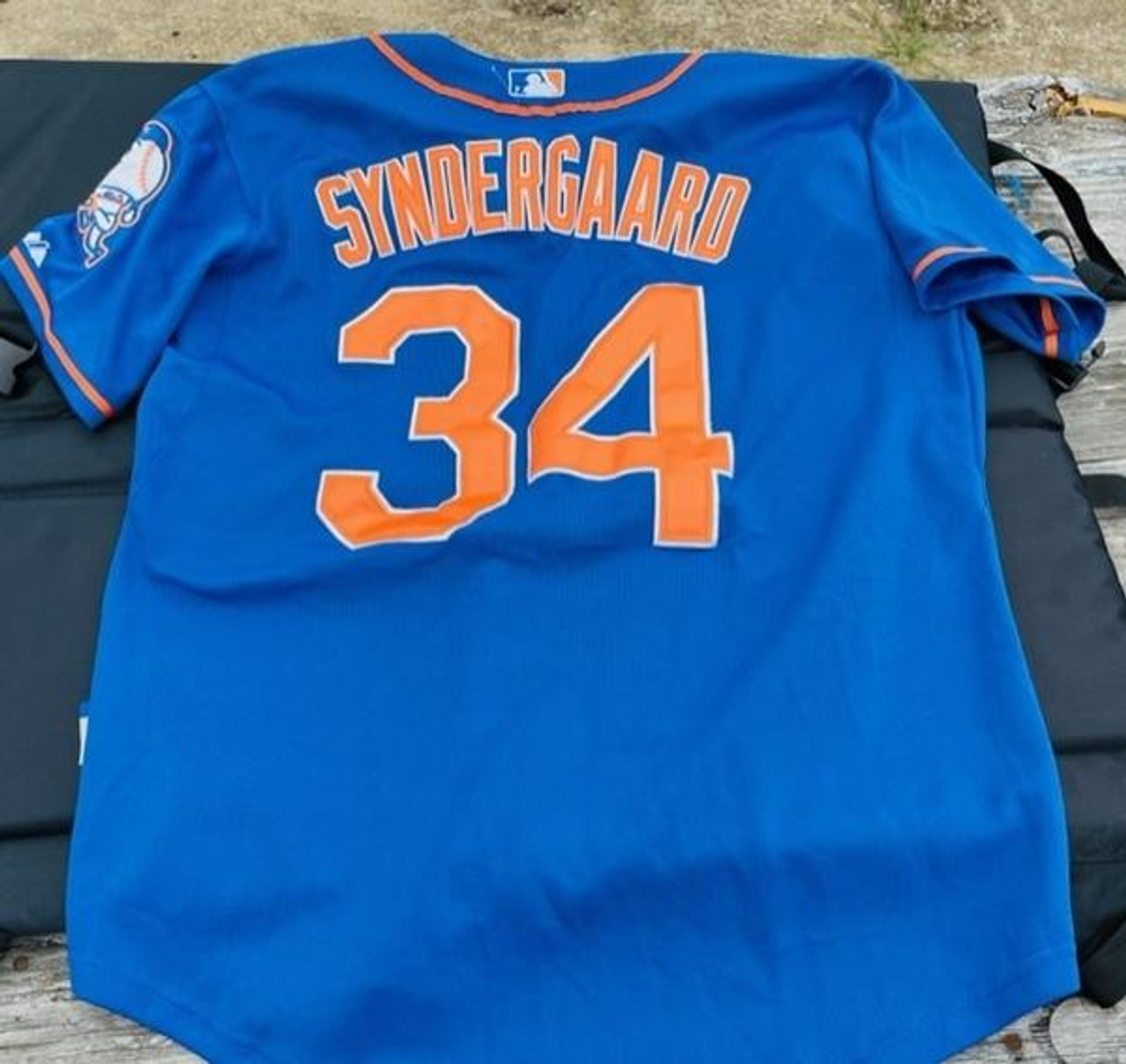 Noah Syndergaard New York Mets Majestic Cool BaseJersey