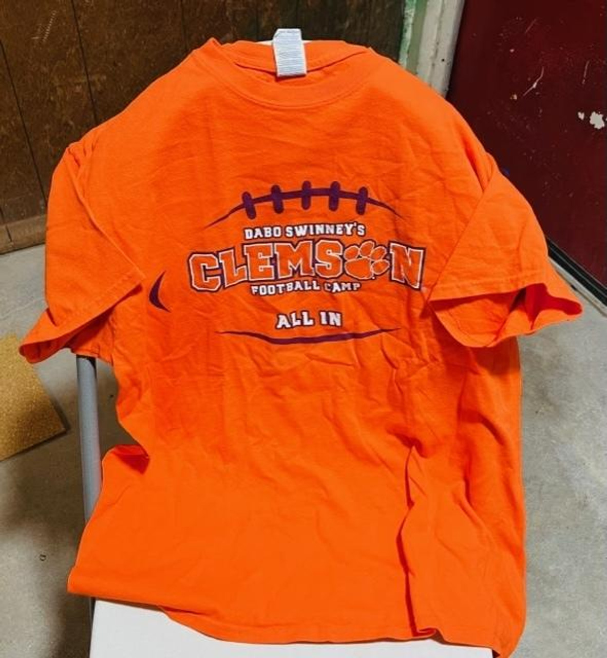 Clemson Tigers NCAA Dabo Swinney Football Camp Shirt