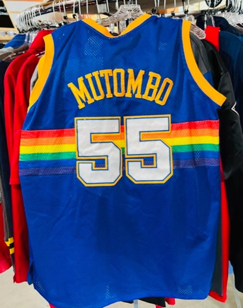 Dikembe Mutombo Denver Nuggets Jerseys, Dikembe Mutombo Shirts, Nuggets  Apparel, Dikembe Mutombo Gear