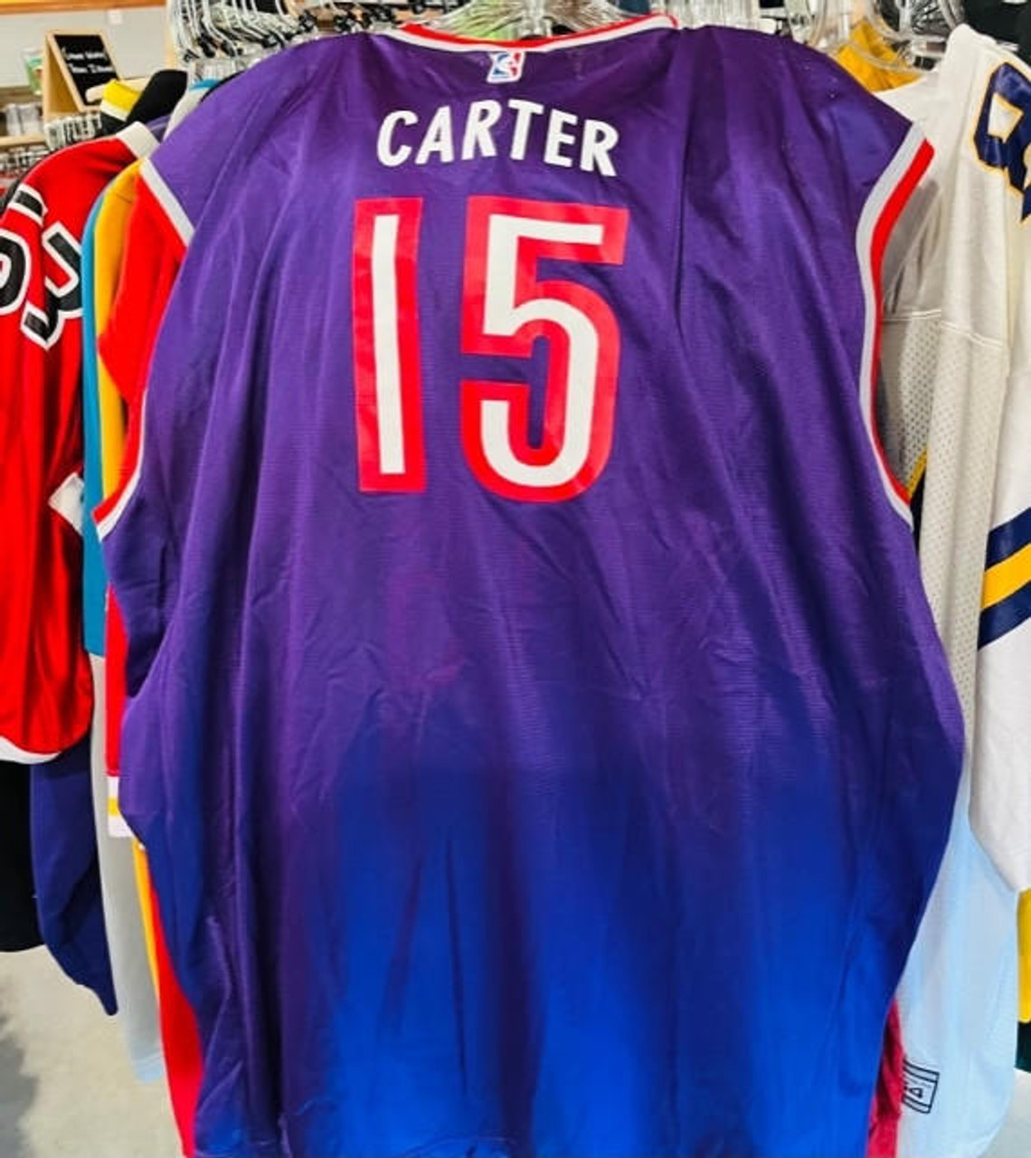 Vintage Champion Toronto Raptors Vince Carter Basketball Jersey