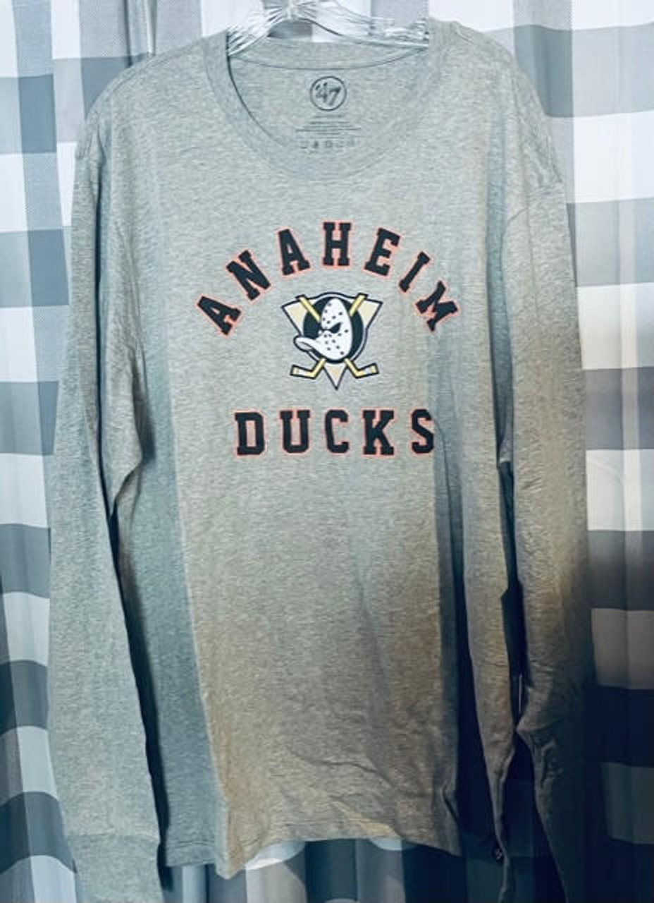 Anaheim Ducks NHL 47 Brand Arch Long Sleeve Team Logo Shirt