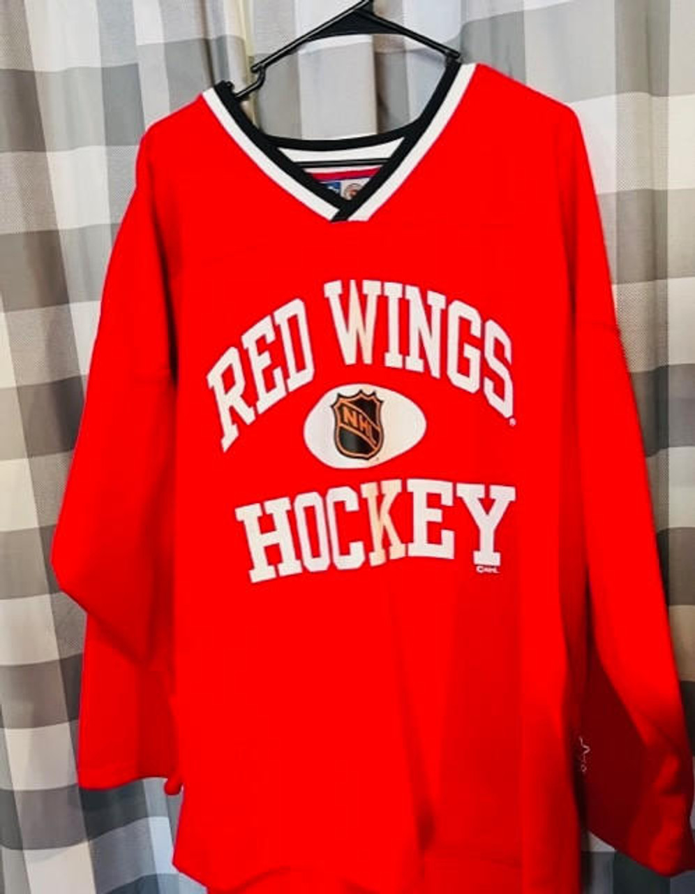 Washington Capitals NHL CCM Rod Langway Sewn Vintage Jersey