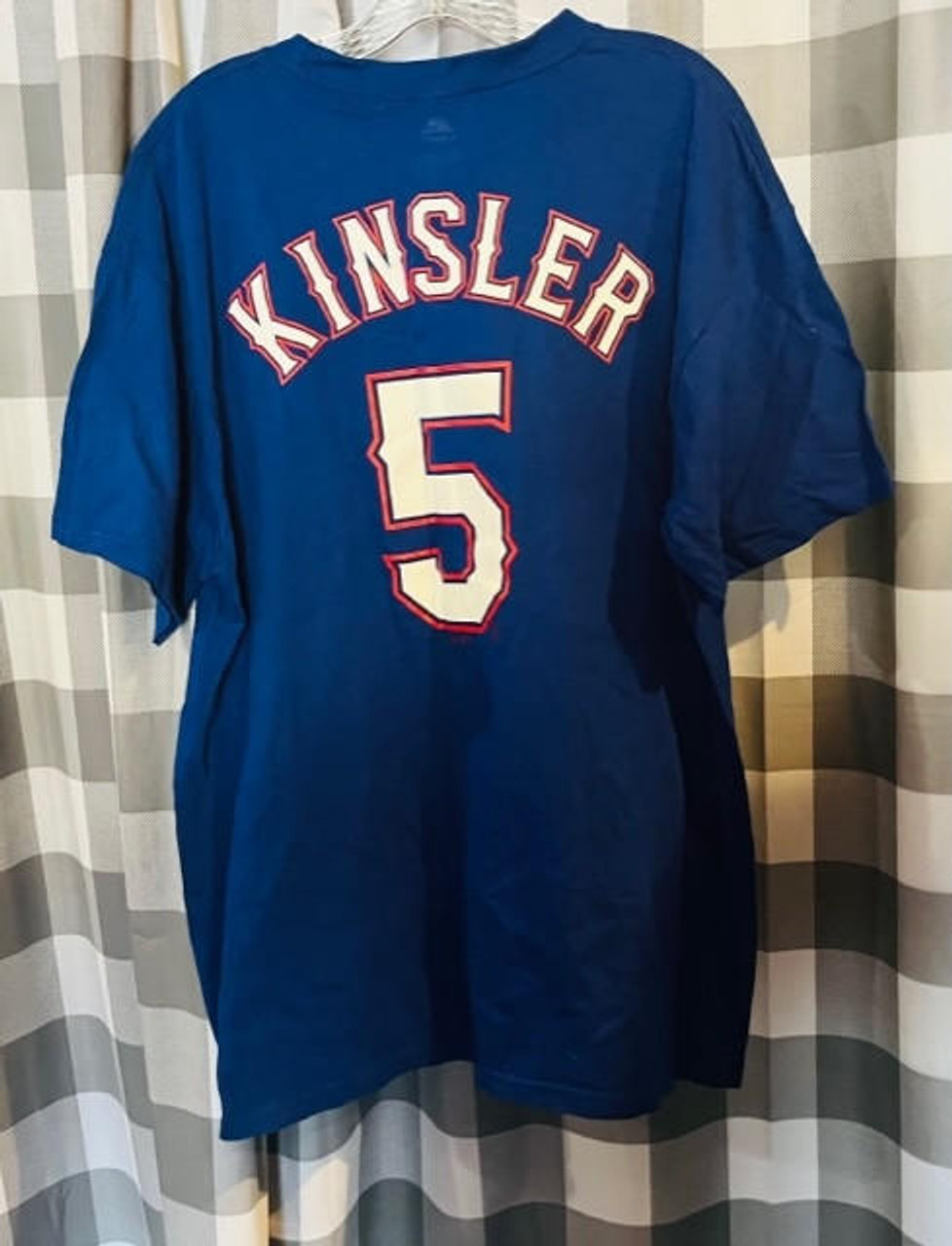 Majestic Texas Rangers MLB Vintage Game Worn BP Team Jersey