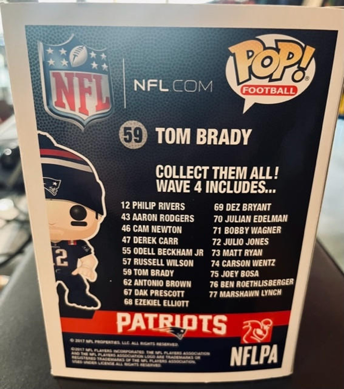 New England Patriots NFL Tom Brady Funko Pop! #59 Figure