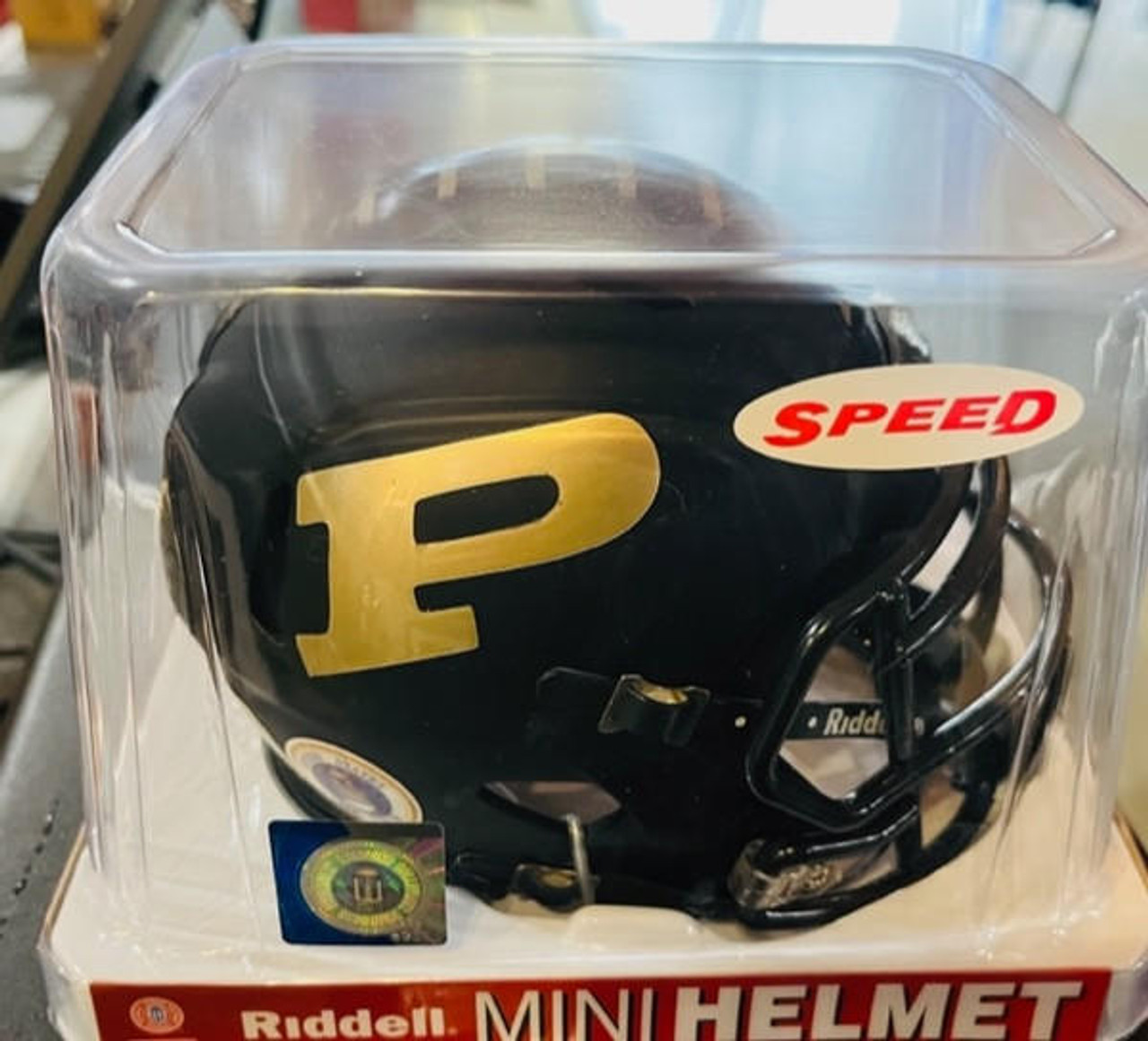 Purdue Boilermakers Riddell Speed Salute Service Mini Helmet