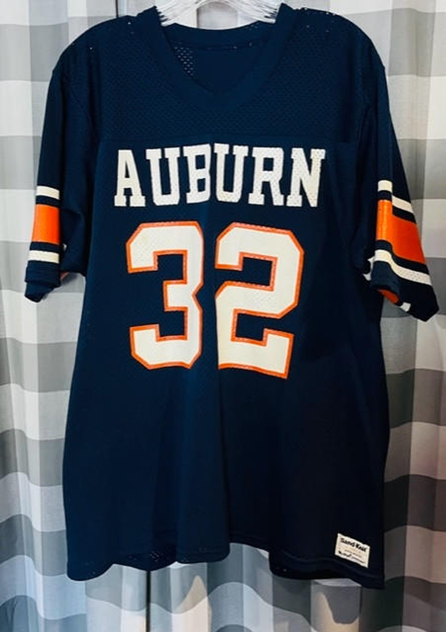 Auburn Tigers NCAA Sand Knit Vintage Football Team Jersey