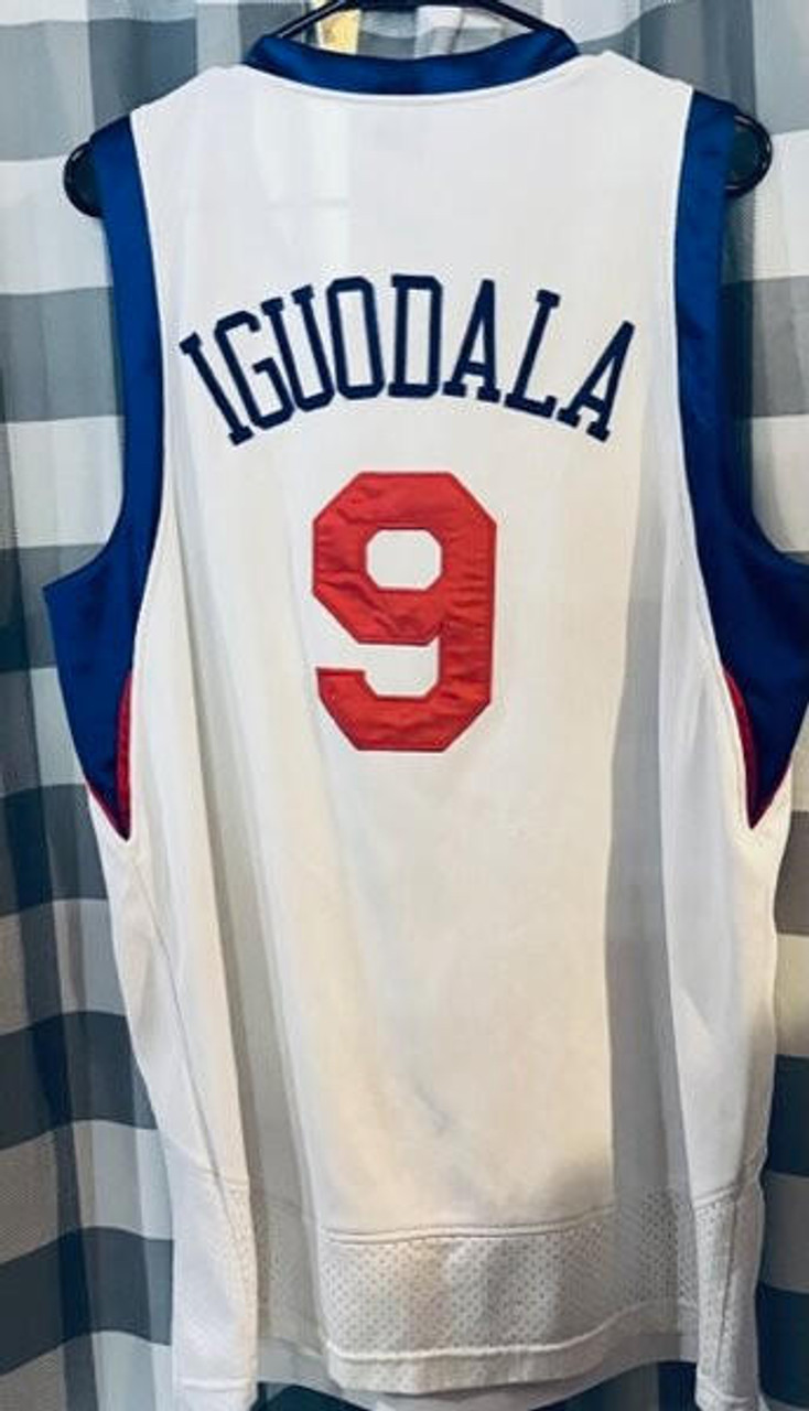 2012 Andre Iguodala Eastern Conference NBA All Star 76ers Adidas Jersey  Size Large – Rare VNTG