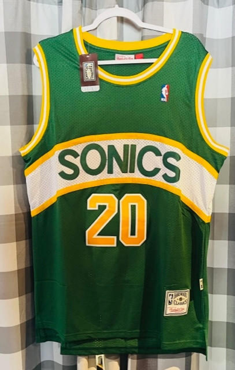 正式的 【NBA】Seattle Men NBA Payton SuperSonics Souvenirs Fan #20