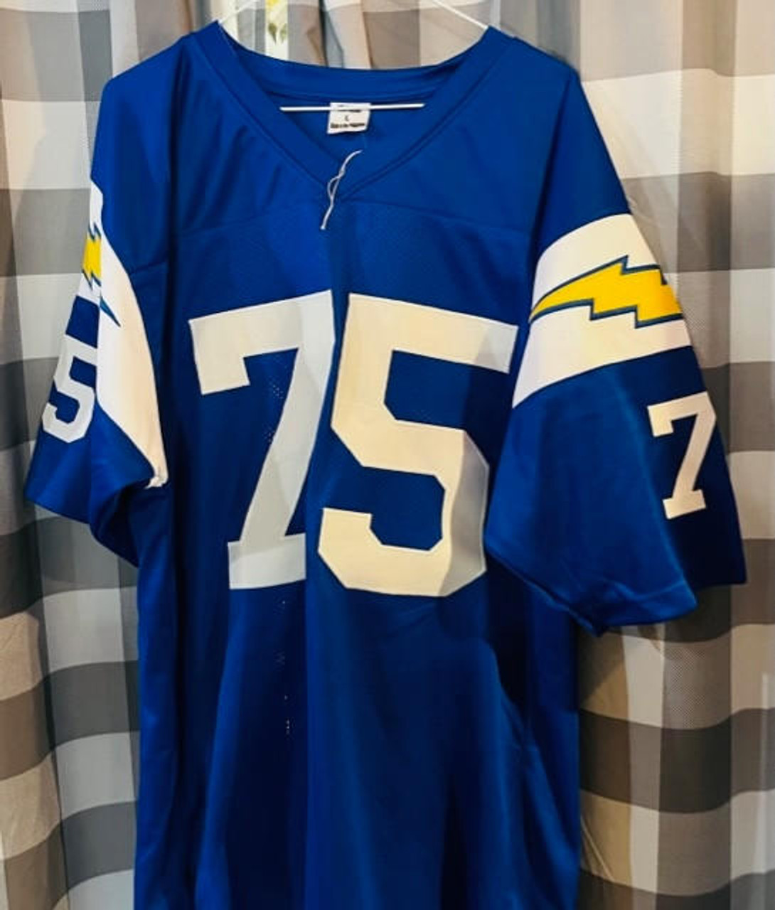 Reebok San Diego Chargers White Throwback Game Jersey for Sale in