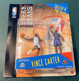 Vince Carter NBA Super Stars Figure College & Pro 2-Pack New Original Packaging