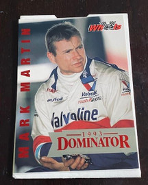 Mark Martin NASCAR 1993 Dominator Numbered Card Wheels Racing