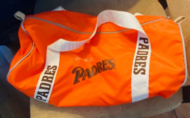 San Diego Padres MLB Vintage Logo Gym Bag Authentic vintage Padres colors team logo gym bag