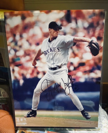 Colorado Rockies MLB Jamey Wright Autographed Photo Brand New 8 inches x 10 inches