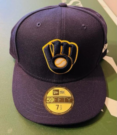 Milwaukee Brewers MLB New Era 59Fifty Authentic Collection Hat New Era 190844919559