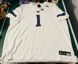 Washington Huskies NCAA Adidas Premier Football Team Jersey Adidas 194829902444