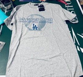 Los Angeles Dodgers MLB Team Name and Logo Shirt Gear for Sports