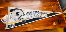 New York Knights WLAF Vintage Team Pennant New 11" x 29"