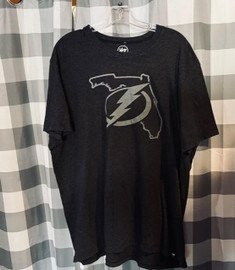 Tampa Bay Lightning NHL 47 State of Florida Logo T-shirt 47 Brand 