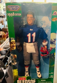 New England Patriots NFL 1998 Drew Bledsoe 12 inch Figure Starting Lineup 076281281131