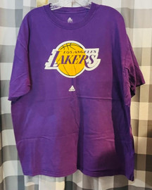 Los Angeles Lakers NBA Adidas Authentic Lakers Logo T-shirt Adidas 889770331138