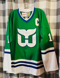 Hartford Whalers NHL CCM Ron Francis Sewn Name Number Jersey CCM 
