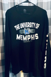Memphis Tigers NCAA Authentic Long Sleeve Team Shirt Knights Apparel 