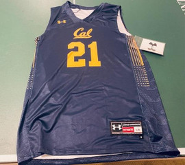 Cal Golden Bears NCAA Under Armour Authentic Basketball Jersey Under Armour