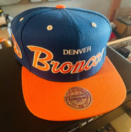 Denver Broncos NFL Mitchell Ness Retro Vintage Snapback Hat Mitchell and Ness 886047853850