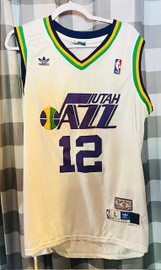 Utah Jazz NBA John Stockton Hardwood Classics Jersey Adidas 191033113260