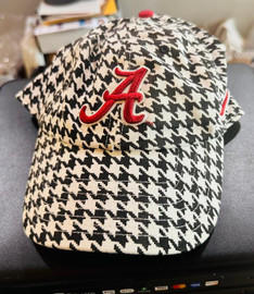 Alabama Crimson Tide NCAA Nike Houndstooth Adjustable Hat Nike 886699232881 Alabama Crimson Tide NCAA Nike Houndstooth Adjustable Hat Nike 886699232881