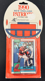 1990 New England Patriots NFL Topps Complete Team Set Andre Tippett Authentic 1990 New England Patriots NFL Topps Complete Team Set