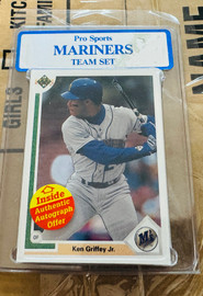Seattle Mariners MLB 1991 Upper Deck Complete Team Set Brand New in Original Packaging Seattle Mariners MLB 1991 Upper Deck Complete Team Set